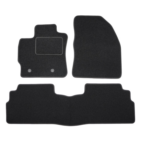 Konkrét típushoz Velúr autószőnyeg szett Toyota Verso 2009-2013 3db | race-shop.hu