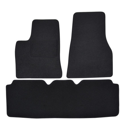 Konkrét típushoz Velúr autószőnyeg szett Tesla S 2012- 3db | race-shop.hu