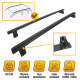 Tetőcsomagtartók Roof rails for VW Caddy maxi 2003-2011 (Black) | race-shop.hu