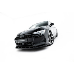 MAXTON DESIGN első splitter Audi A3 Sedan 8Y Facelift-hez, fényes fekete, V2
