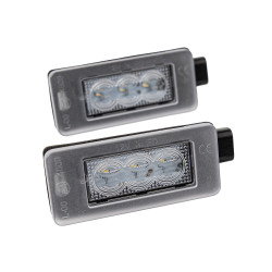 LED fehér rendszámtábla világítás 6000K Peugeot 207 CC 208 308 II Citroen C5