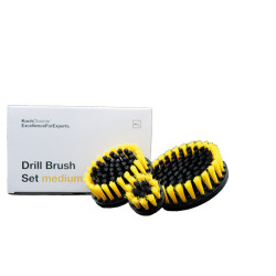 Koch Chemie Drill Brush Set medium - Set 3ks Jemných kefiek do AKU vŕtačky