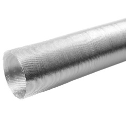 RACES Motorsport Aluminum reflective air ducting tube (1m) - 38mm