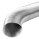 Egyenes FLEX cső RACES Motorsport alumínium bevonatú hővisszaverő légcsatorna cső (1m) - 38mm | race-shop.hu