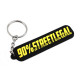 Kulcstartók PVC gumírozott kulcstartó "90% Street Legal" | race-shop.hu