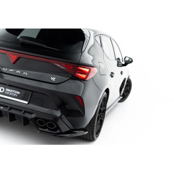 MAXTON DESIGN hátsó oldalsó splitterek Cupra Leon Hatchback Mk1 Facelift-hez, fényes fekete, V2