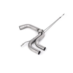 Milltek Race Rear Silencer Delete for Audi A3 2.0T FSI 2WD 5 door Sportback (non-GPF) 2003-2012