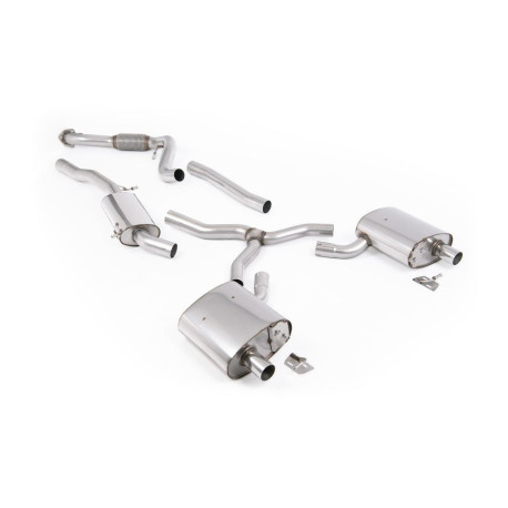 Milltek KIPUFOGÓRENDSZER Milltek Cat-back exhaust for Audi A4 2.0 TFSI Quattro Saloon/Avant (B9.5) 2021+ - Normal | race-shop.hu