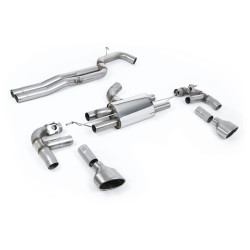 Milltek Cat-back exhaust (loudest) for Audi RS3 Saloon/Sedan 400PS (GPF) 2019+ - Titanium tips
