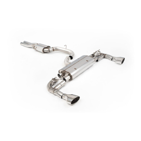 Milltek KIPUFOGÓRENDSZER Milltek Cat-back exhaust polished tips for Audi RS3 Sportback (non-GPF) 2015-2017 - Resonated | race-shop.hu