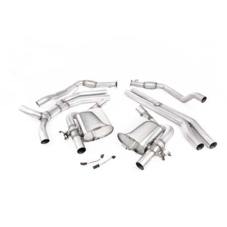 Milltek KIPUFOGÓRENDSZER Milltek Cat-back exhaust (louder) for Audi RS5 2.9 V6 Turbo Coupe (B9.5) (non-GPF) 2019+ - Titanium tips | race-shop.hu