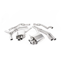 Milltek Cat-back exhaust for Audi RS5 2.9 V6 Turbo Sportback (B9.5) (non-GPF) 2019+ - Burnt titanium tips