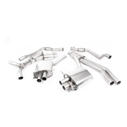 Milltek Cat-back exhaust resonated for Audi RS5 2.9 V6 Turbo Sportback (B9.5) (non-GPF) 2019+ - Titanium tips