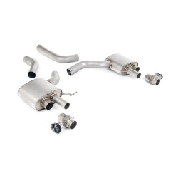 Milltek Upgrade Kit to Signature Series Titanium titanium tips for Audi RS6 4.0 V8 bi-turbo (C8) (non-GPF) 2019+