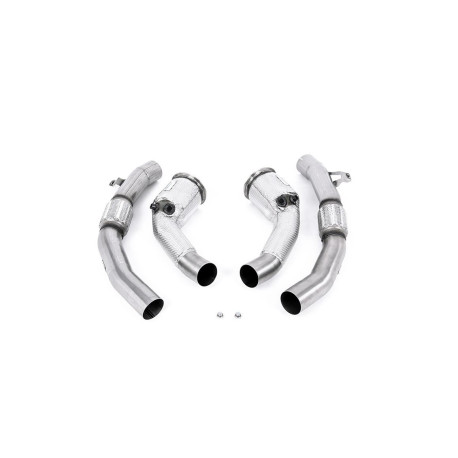 Milltek KIPUFOGÓRENDSZER Milltek Large-bore downpipes with sports cats for Audi RS6 4.0 V8 bi-turbo in Performance Edition (C8) (non-GPF) 2020+ | race-shop.hu