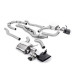Milltek Cat-back exhaust (loudest) for Audi RS6 V8 bi-turbo in Performance Edition (C8) (non-GPF) 2020+ - Cerakote black tips