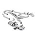 Milltek KIPUFOGÓRENDSZER Milltek Cat-back exhaust (loudest) for Audi RS6 V8 bi-turbo in Performance Edition (C8) (non-GPF) 2020+ - Polished tips | race-shop.hu