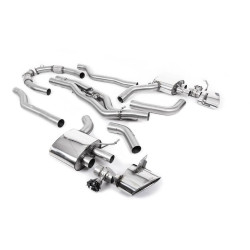 Milltek Cat-back exhaust (loudest) for Audi RS7 4.0 V8 bi-turbo (C8) (non-GPF) 2019+ - Polished tips