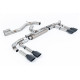 Milltek KIPUFOGÓRENDSZER Milltek GPF-back exhaust (loudest) for Audi S3 Saloon/Sedan 310PS & 333PS (8Y) (GPF, Ovals) 2020+ - Cerakote black tips | race-shop.hu