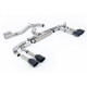 Milltek Cat-back exhaust (loudest) for Audi S3 Saloon/Sedan 310PS (8Y) (non-GPF) 2022+ - Cerakote black tips