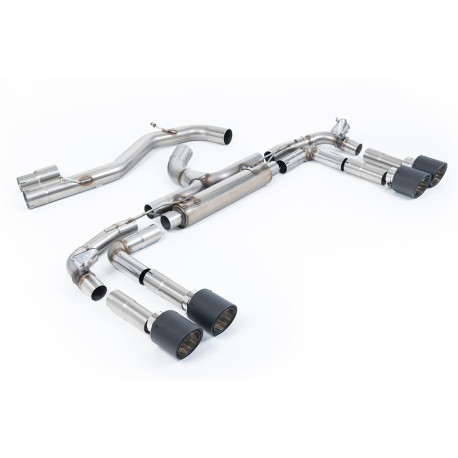 Milltek KIPUFOGÓRENDSZER Milltek Cat-back exhaust (loudest) for Audi S3 Saloon/Sedan 310PS (8Y) (non-GPF) 2022+ - Carbon tips | race-shop.hu