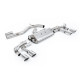 Milltek GPF-back exhaust polished tips for Audi S3 2.0TFSI Quattro Sportback 310PS & 333PS (8Y) (GPF, Ovals) 2020+ - Louder