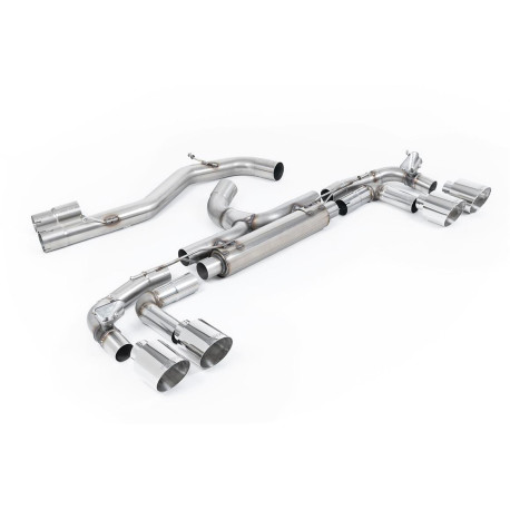Milltek KIPUFOGÓRENDSZER Milltek GPF-back exhaust (loudest) for Audi S3 Sportback 310PS & 333PS (8Y) (GPF) 2020+ - Polished tips | race-shop.hu
