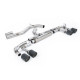 Milltek GPF-back exhaust (loudest) for Audi S3 Sportback 310PS & 333PS (8Y) (GPF) 2020+ - Carbon tips