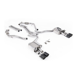 Milltek Cat-back exhaust (louder) for Audi S5 3.0 V6 Turbo Coupe (B9) 2017+ - Carbon tips