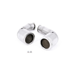 Milltek Large-bore downpipes with sports cats for Audi SQ8 4.0 V8 Bi-Turbo (non-GPF) 2020-2024