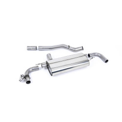 Milltek GPF-back exhaust for BMW M135i xDrive 5 Door (GPF) 2019+ - Burnt titanium tips