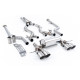 Milltek Cat-back exhaust resonated for BMW M2 Coupe (GPF) 2023+ - Brushed titanium tips