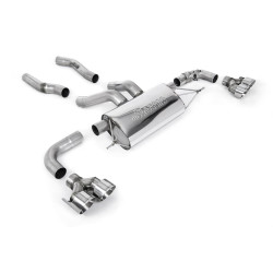 Milltek Axle-back exhaust for BMW M240i Coupe (non-GPF) 2022+ - Polished tips