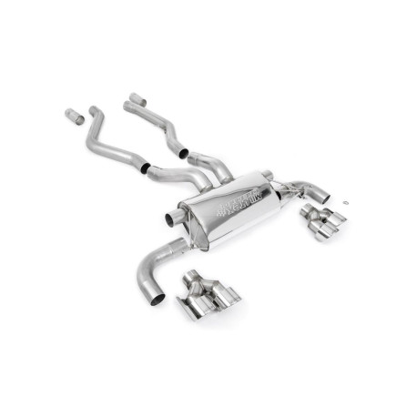 Milltek KIPUFOGÓRENDSZER Milltek GPF-back exhaust for BMW M340i (G20/G21) XDrive Saloon/Touring (GPF) 2019+ - Polished tips | race-shop.hu