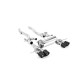 Milltek KIPUFOGÓRENDSZER Milltek Axle-back exhaust for BMW M3 (G80) S58 3.0 Turbo (non-GPF) 2021+ - Carbon tips | race-shop.hu