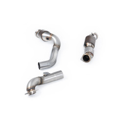 Milltek Large-bore downpipe with sports cat for BMW M4 (G82) S58 3.0 Turbo (non-GPF) 2021+