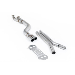 Milltek Secondary cat bypass non-resonated for BMW M4 (G82) S58 3.0 Turbo (non-GPF, OE) 2021+