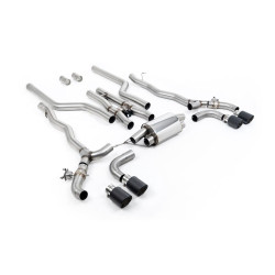 Milltek Cat-back exhaust for BMW M5 (F90) 4.4l Twin Turbo (GPF) 2020-2021 - Carbon tips