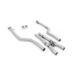 Milltek GPF bypass pipe for BMW M8 (F93) 4.4l V8 Twin Turbo Gran Coupe LCI (GPF, OE cutting required) 2021+