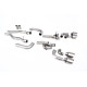 Milltek KIPUFOGÓRENDSZER Milltek GPF-back exhaust valved for BMW M8 (F93) 4.4l V8 Twin Turbo Gran Coupe LCI (GPF) 2021+ - Brushed titanium tips | race-shop.hu