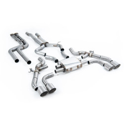 Milltek Cat-back exhaust non-resonated for BMW X3 X3M/X3M Comp 3.0 (G01) (non-GPF) 2022+ - Titanium tips