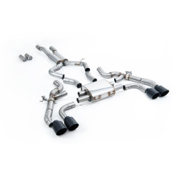 Milltek Axle-back exhaust for BMW X3 X3M/X3M Comp 3.0 (G01) (non-GPF) 2022+ - Cerakote black tips