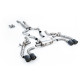 Milltek Axle-back exhaust for BMW X3 X3M/X3M Comp 3.0 (G01) (non-GPF) 2022+ - Carbon tips