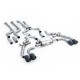 Milltek KIPUFOGÓRENDSZER Milltek Downpipe-back exhaust for BMW X3 X3M/X3M Comp 3.0 (G01) (GPF) 2022+ - Carbon tips | race-shop.hu