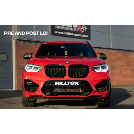 Milltek KIPUFOGÓRENDSZER Milltek downpipe-back kipufogórendszer rezonátoros BMW X3 X3M/X3M Comp 3.0 (G01) (GPF) 2019-2021 - polírozott kipufogóvégek | race-shop.hu