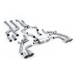 Milltek Downpipe-back exhaust for BMW X4 X4M/X4M Comp 3.0 (G02) (GPF) 2022+ - Titanium tips
