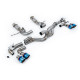 Milltek KIPUFOGÓRENDSZER Milltek Cat-back exhaust for Chevrolet Corvette Stingray 6.2L V8 & E-Ray Hybrid (C8) (non-GPF) 2020+ - Burnt/blue titanium tips | race-shop.hu