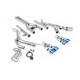 Milltek Front pipe-back exhaust for Dodge Challenger SRT Hellcat (non-GPF) 2015-2022 - Titanium tips