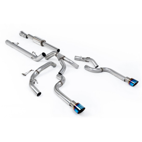 Milltek KIPUFOGÓRENDSZER Milltek Cat-back exhaust (louder) for Ford F150 SuperCrew 5.0 V8 (non-GPF) 2021+ - Dual burnt titanium tips | race-shop.hu