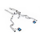 Milltek Cat-back exhaust resonated for Ford F150 SuperCrew Tremor 5.0 V8 (non-GPF) 2021+ - Burnt titanium tips